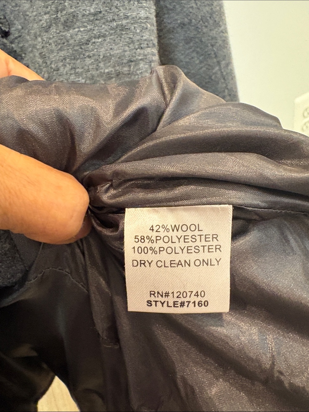 Mystree Gray Ruffle-Front Blazer Jacket - Picture 4 of 7
